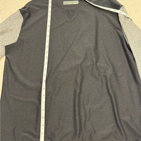 Outdoor Voices Men Small Black/Grey Pullover (Poly/Spandex) - Picture 7 of 7